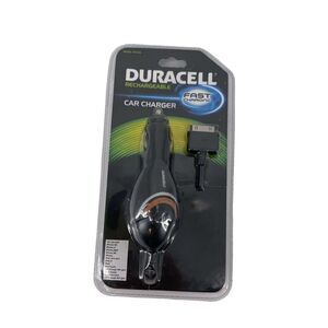 Duracell Fast Charging Car Charger iPhone 4 4s 3GS 3G iPad 2 Touch iPod 30 Pin